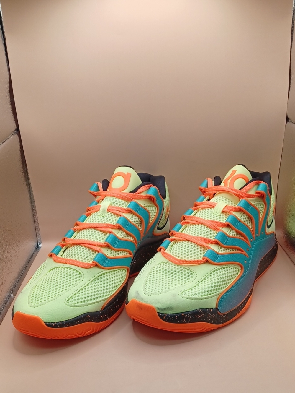 NWOB Nike KD 18 NRG Sneakers-Clear Jade/Liquid Lime Men Size 12 US HV1993-301